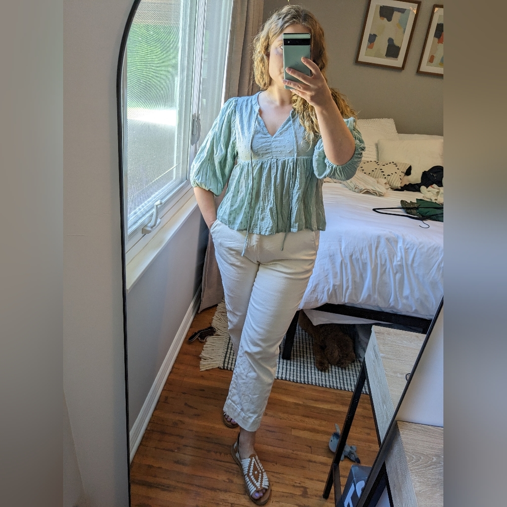Loose Babydoll Fit Blouse